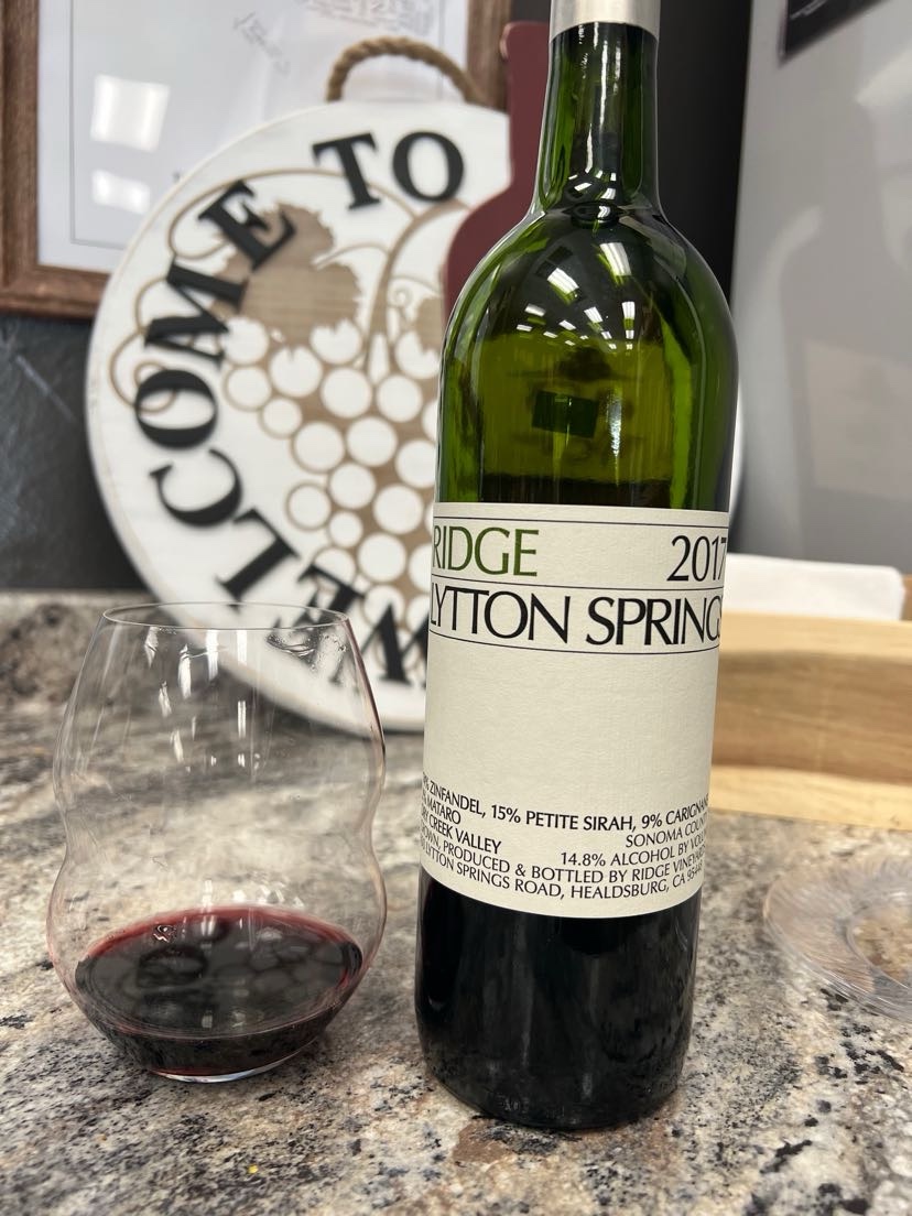 High Ridge Wine Ridge Vineyards’ Lytton Springs 2017 Estate Wine: A Sonoma Classic ...